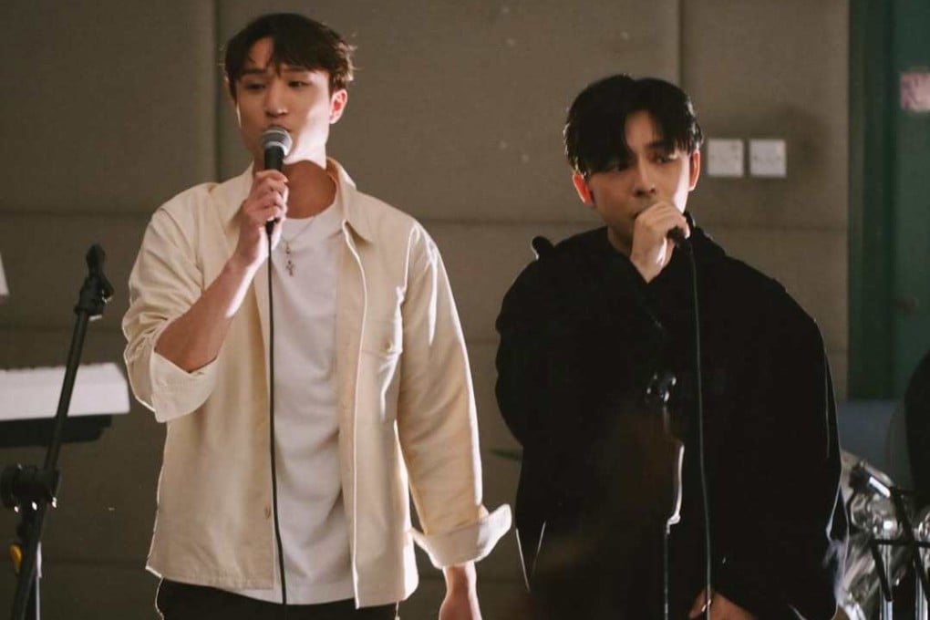 Hong Kong fencer Ryan Choi (left) released a new song on Friday with local popstar Edan Lui. Photo: Instagram /ryanchoiiiii