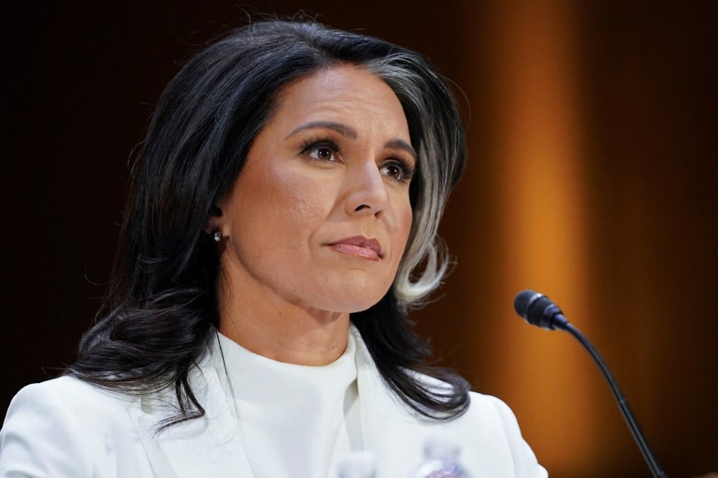 Tulsi Gabbard testifies before a Senate Intelligence Committee confirmation hearing in Washington in January 2025. Photo: Reuters