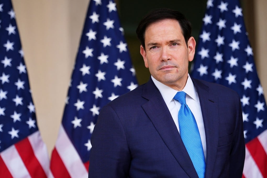 US Secretary of State Marco Rubio attends an event at the US embassy in New Delhi, India, on Saturday. Photo: Reuters