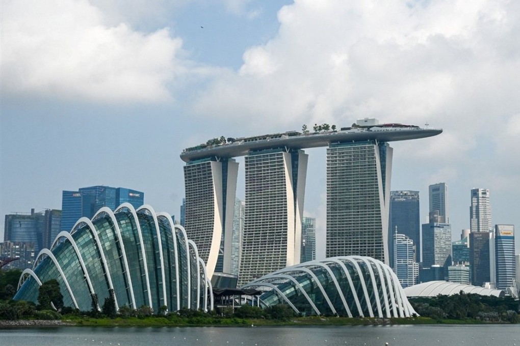 Singapore’s Marina Bay Sands is seen from across the river. Photo: DigiTimes