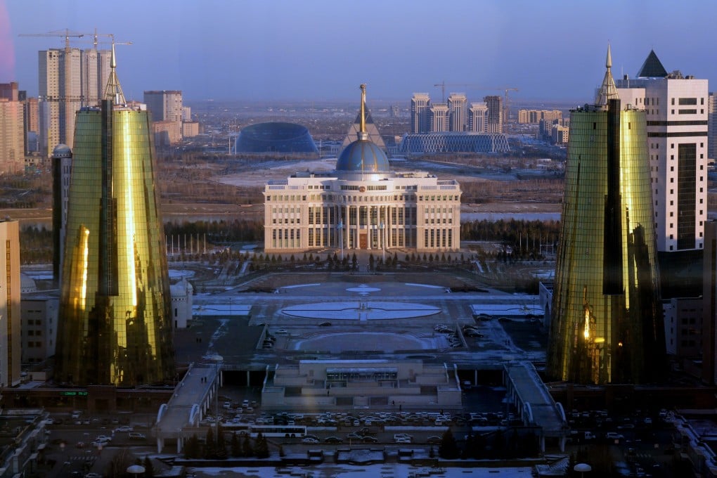 A view of the presidential palace in Astana, Kazakhstan. Photo: Getty Images