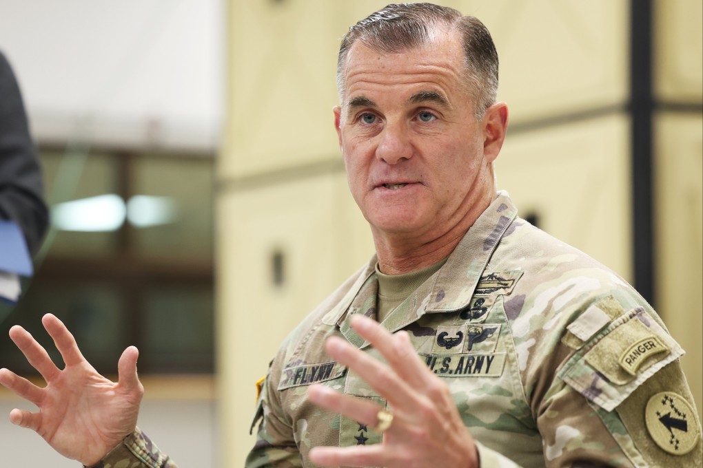 Charles Flynn, the former commander of the US Army Pacific, is leading the delegation. Photo: EPA/ EFE