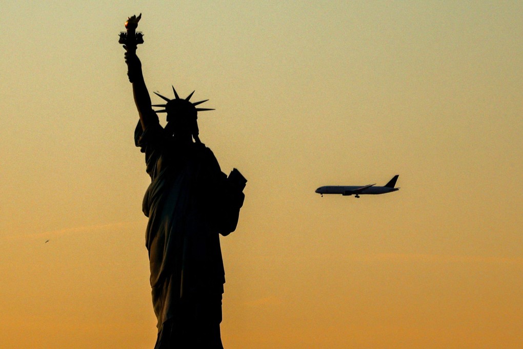 The Statue of Liberty in New York. American hospitality has faced growing scrutiny. Photo: AFP