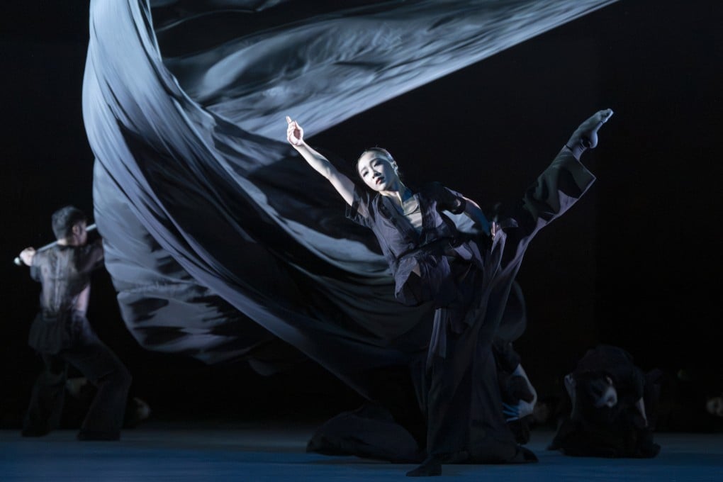 A scene from Hong Kong Dance Company’s performance of In Between – Wu Guanzhong’s Ink Odyssey, which premiered at the Hong Kong Cultural Centre in Tsim Sha Tsui on May 22, 2026. Photo: S2 Production