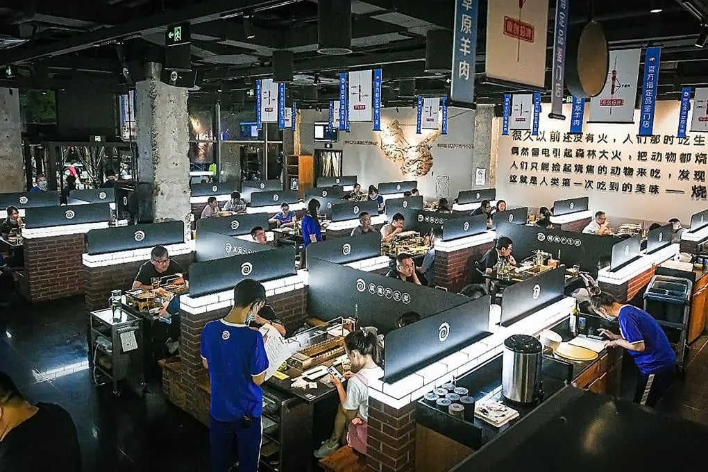 A Chinese barbecue chain has issued refunds totalling over US$162,000 yuan to 48,000 tables after acknowledging that their skewers had not been properly cooked. Photo: Sohu