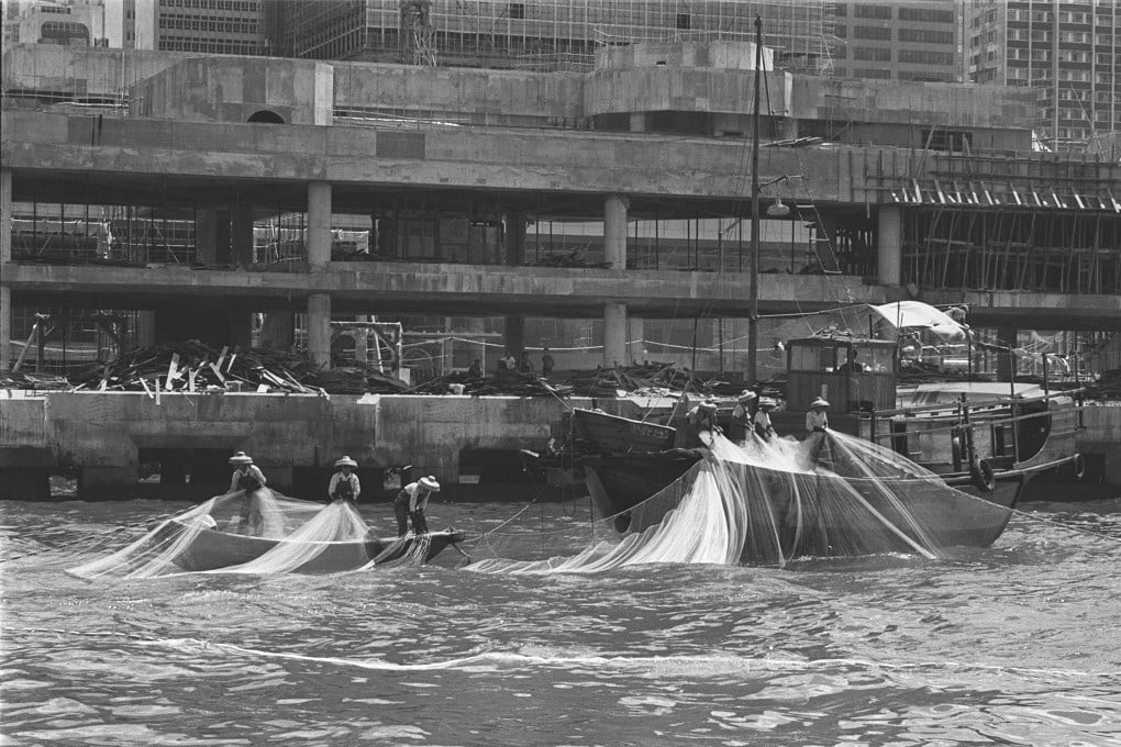 Fishermen at Sheung Wan, in 1984. Photo: SCMP Archives