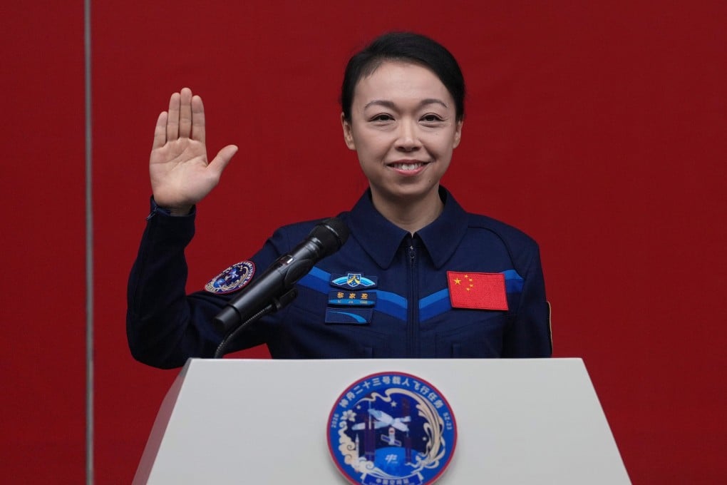 Hong Kong astronaut Lai Ka-ying has also made history as China’s first female payload specialist. Photo: AP