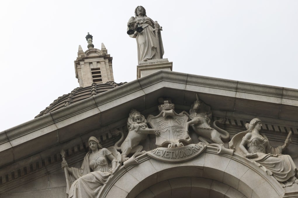 The statue of Lady Justice on the roof of the Court of Final Appeal building in Central. Photo: Jelly Tse