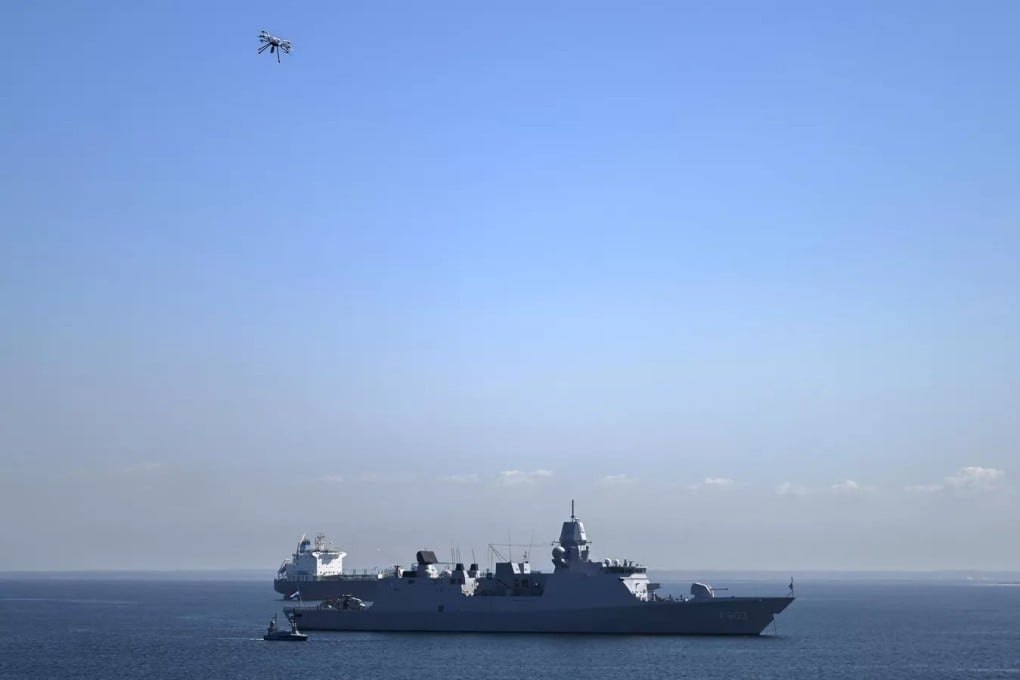 The Dutch frigate HNLMS Tromp (F803). China said it scrambled fighter jets in 2024 to drive away the ship’s helicopter during an encounter in the East China Sea. Photo: AFP