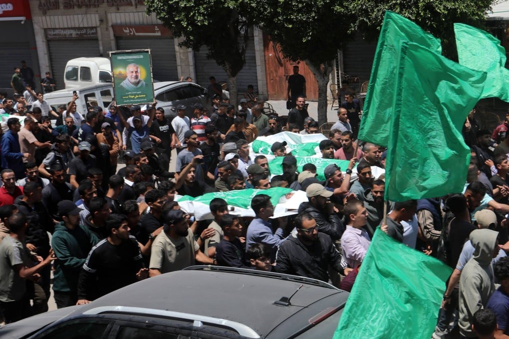 Mohammad Odeh and his family's funeral took place Wednesday in Gaza City, with hundreds of mourners in attendance. Photo: APA Images via ZUMA Press Wire/dpa