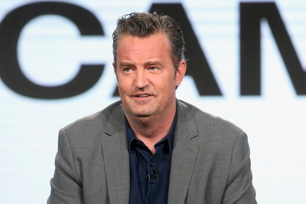Matthew Perry speaks onstage at an event in Pasadena, California, in January 2017. Photo: TNS