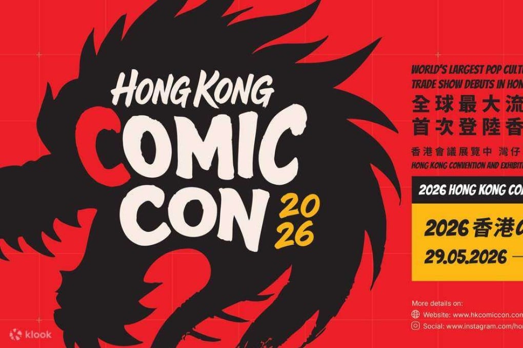 Hong Kong Comic Con 2026 will take place at the Hong Kong Convention and Exhibition Centre in Wan Chai from May 29 to 31. Photo: Hong Kong Comic Con 2026