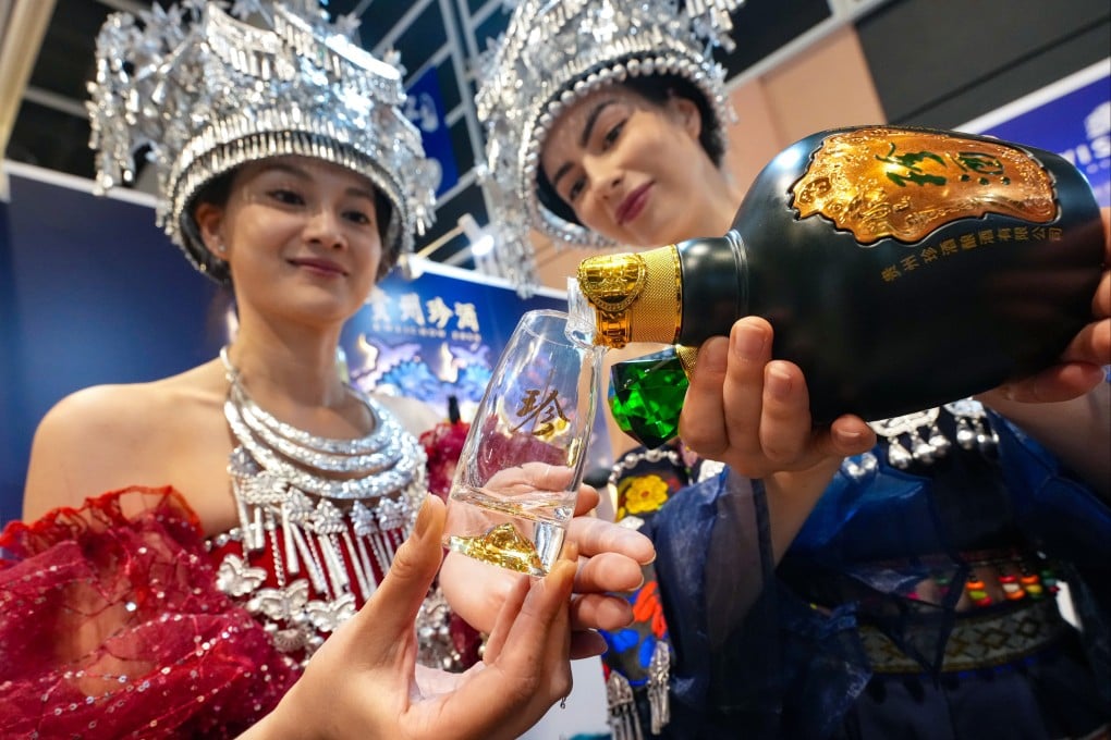 Exhibitors attend Vinexpo Asia at the Hong Kong Convention and Exhibition Centre. The three-day trade fair features more than 1,000 exhibitors from across the wine and spirits industry. Photo: Karma Lo