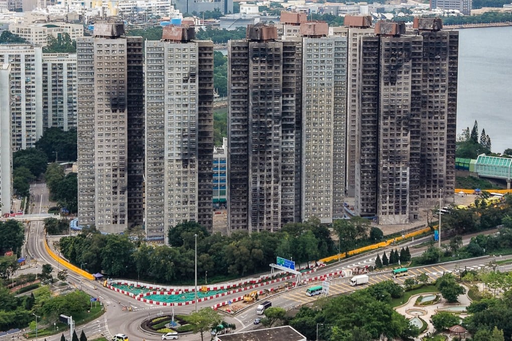 An aerial view of Wang Fuk Court in Tai Po on May 26. Photo: Elson Li