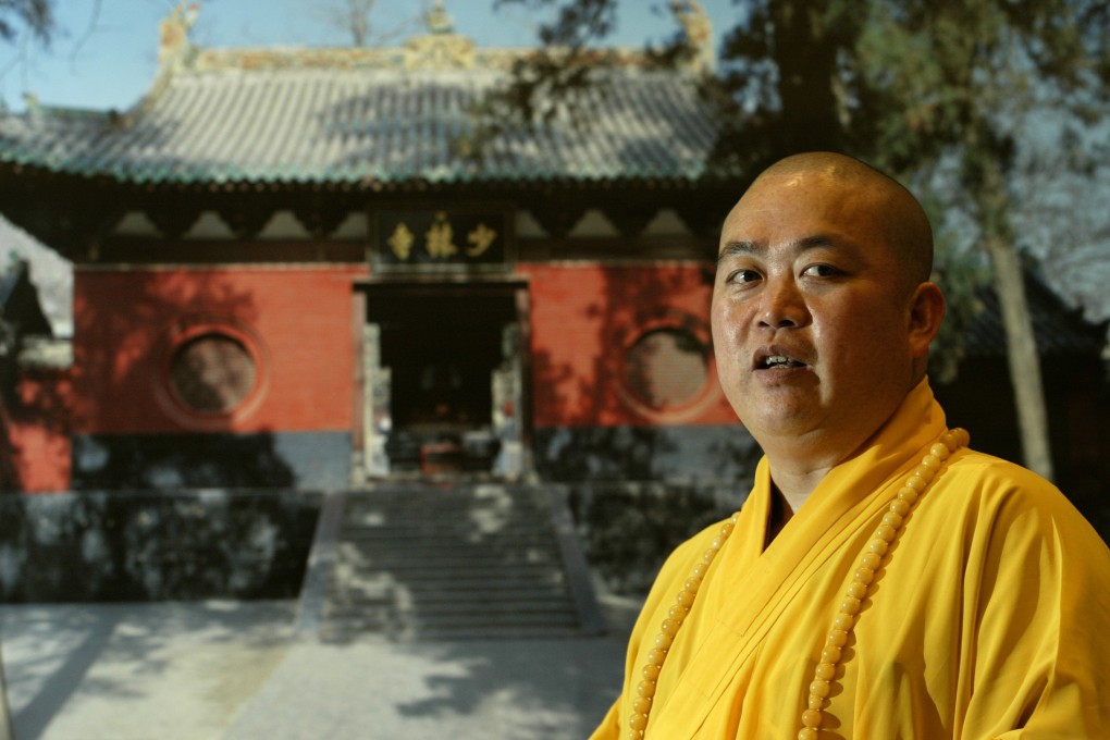 Shi Yongxin served as abbot of Shaolin Temple and president of the Shaolin Charity and Welfare Foundation. Photo: AFP