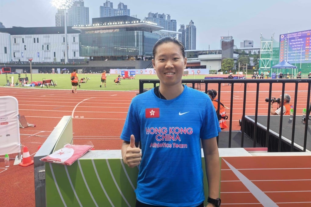 Sarah Kwong became the first Hong Kong woman to throw the javelin beyond 50 metres. Photo: Ada Li