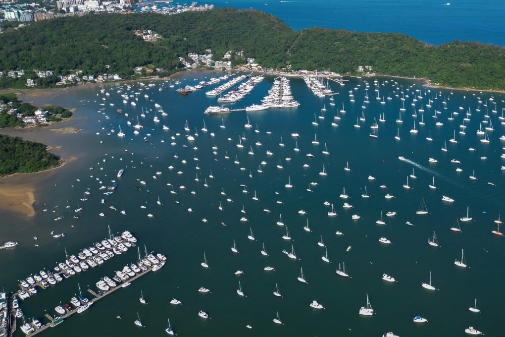 Yacht berths at Pak Sha Wan in Sai Kung. From next month, the Hong Kong government will allow yachts to anchor at designated waters without reserving a berth at private clubs or piers. Photo: Dickson Lee