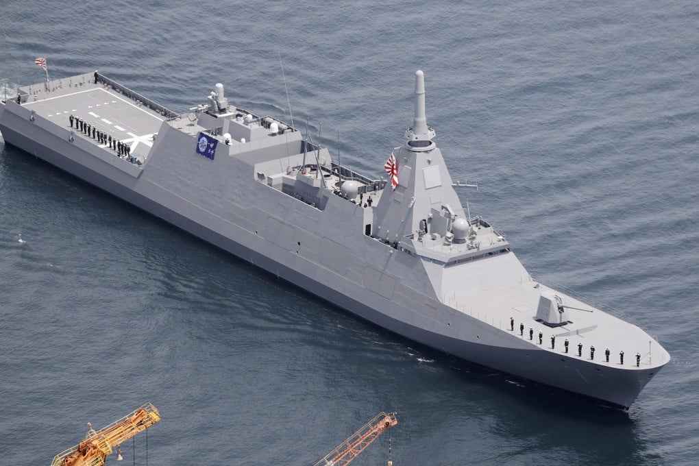 One option for the US to close the naval shipbuilding gap with China is to adopt Japanese Mogami-class hulls. Photo: Kyodo