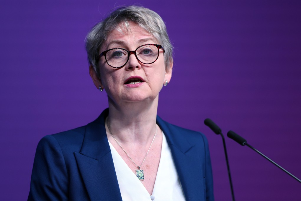 British Foreign Secretary Yvette Cooper will visit China from Monday to Wednesday, including a trip to Shenzhen, before heading to India. Photo: EPA