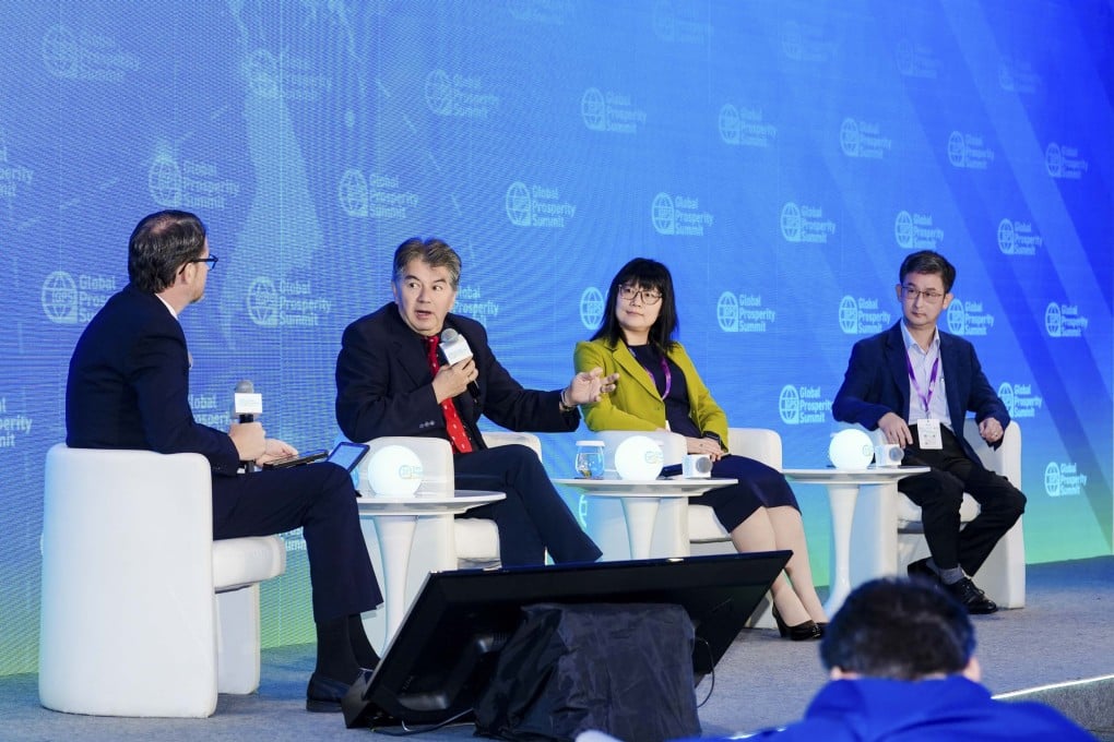 Moderated by Inaki Amate, co-founder and partner at SpacedHK, panellists Professor Bernard Foing, Professor Gao Yang and Dr Roger Tong discuss the role Hong Kong can play in the emerging space economy at the Global Prosperity Summit 2026.
