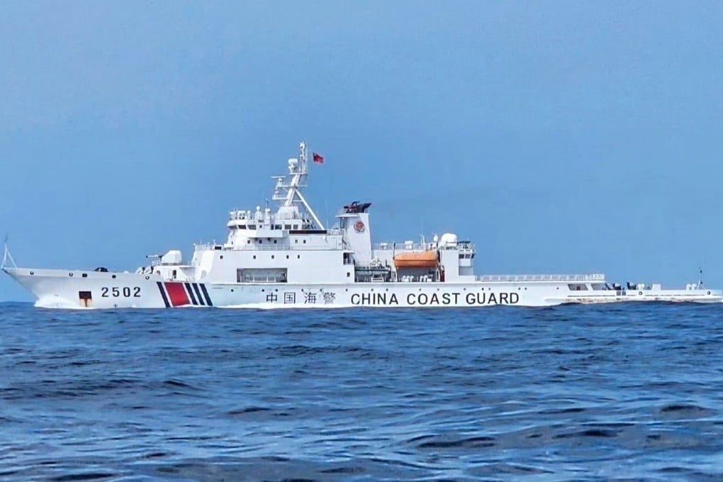 The Daishan has led a formation of coastguard vessels on enforcement patrols in waters east of Taiwan. Photo: Handout