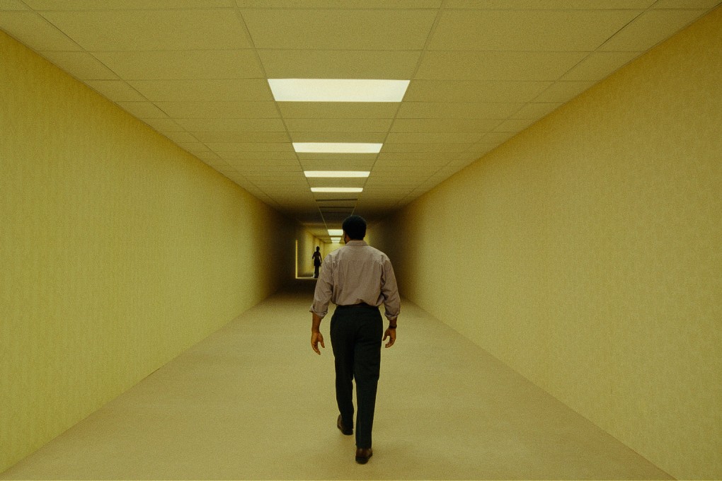 Chiwetel Ejiofor in a still from Backrooms. The film taps into pop culture’s growing obsession with liminal spaces.