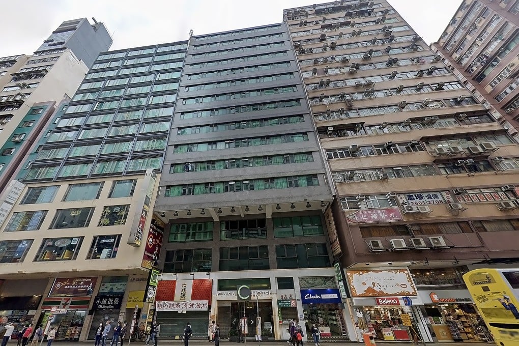 The 162-room Casa Hotel occupies a 14-storey commercial-residential building at 487-489 Nathan Road. Photo: Google Maps