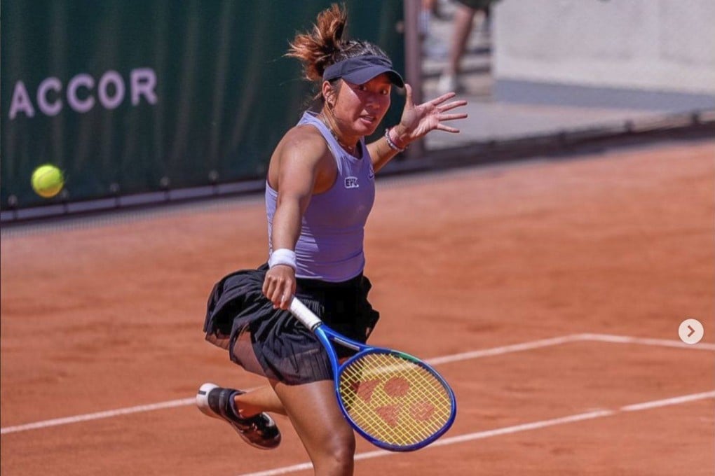 Eudice Chong is the first Hong Kong woman to reach the last-16 of a grand slam tournament. Photo: IG@eudicechong