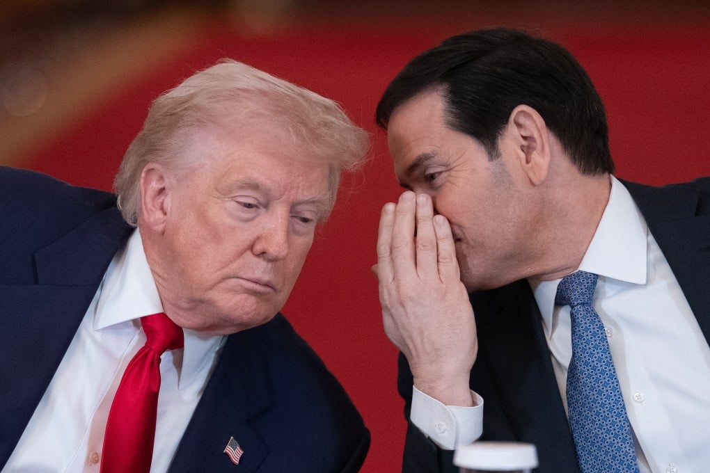 US President Donald Trump and US Secretary of State Marco Rubio. Photo: EPA