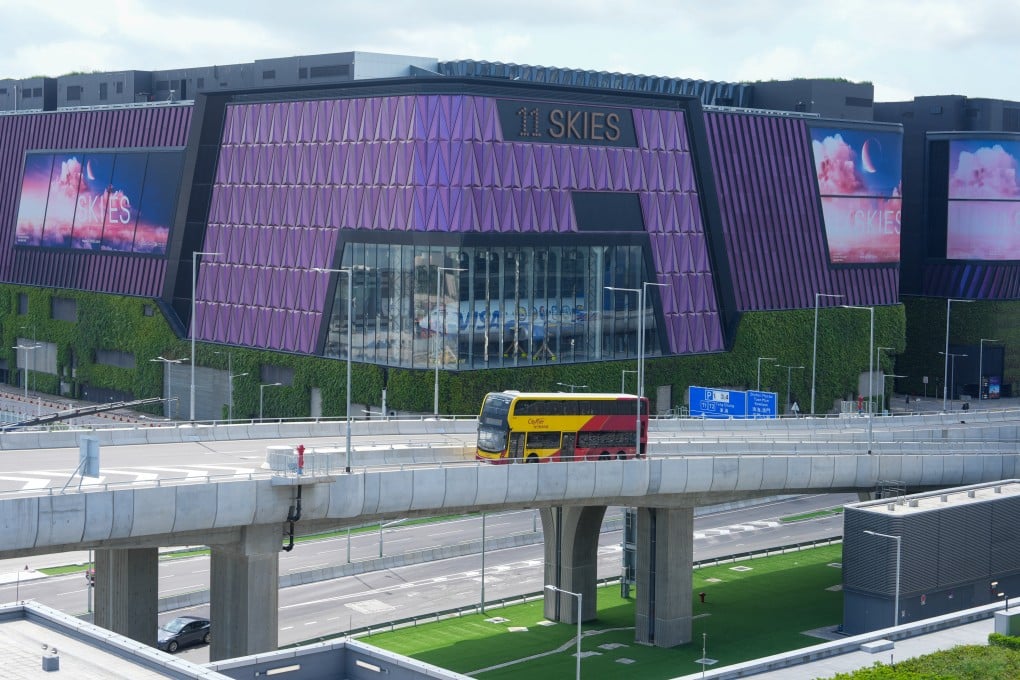 11 Skies is a 3.8 million sq ft mixed‑use retail and entertainment complex at Skycity near Hong Kong International Airport in Chek Lap Kok, seen here on May 27. Photo: Sam Tsang