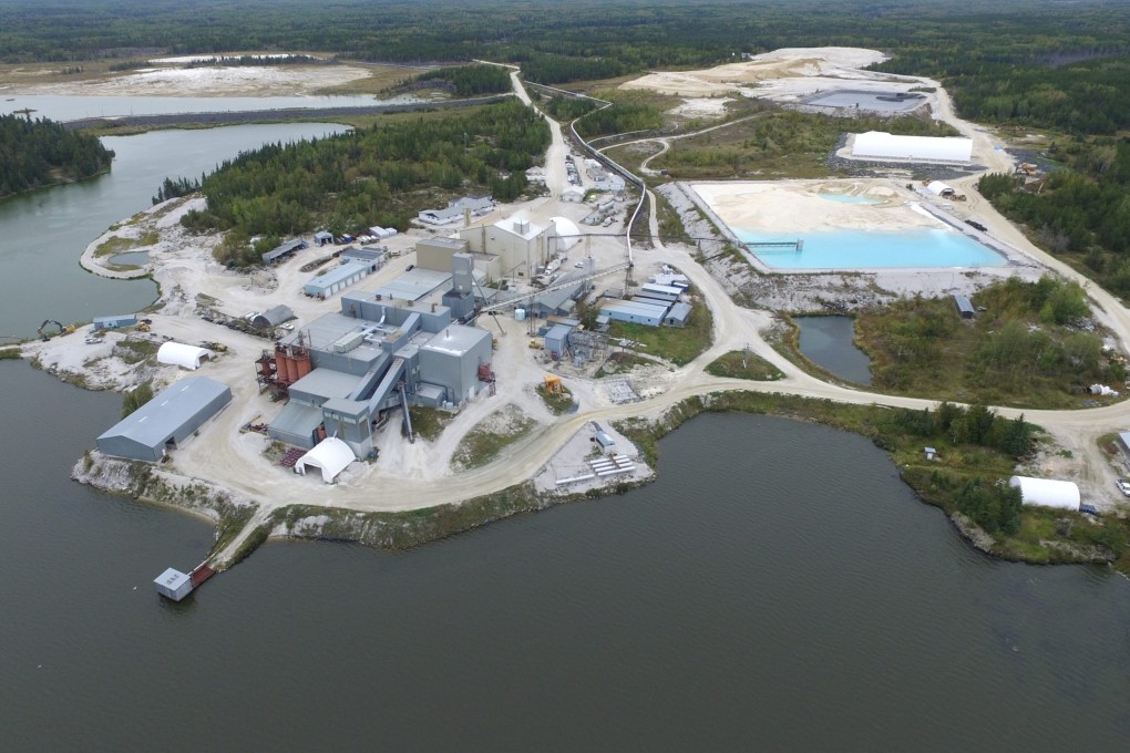 The Tanco mine in Canada is among the major global commercial sources of caesium. China’s Sinomine Resources controls operations here. Photo: Handout