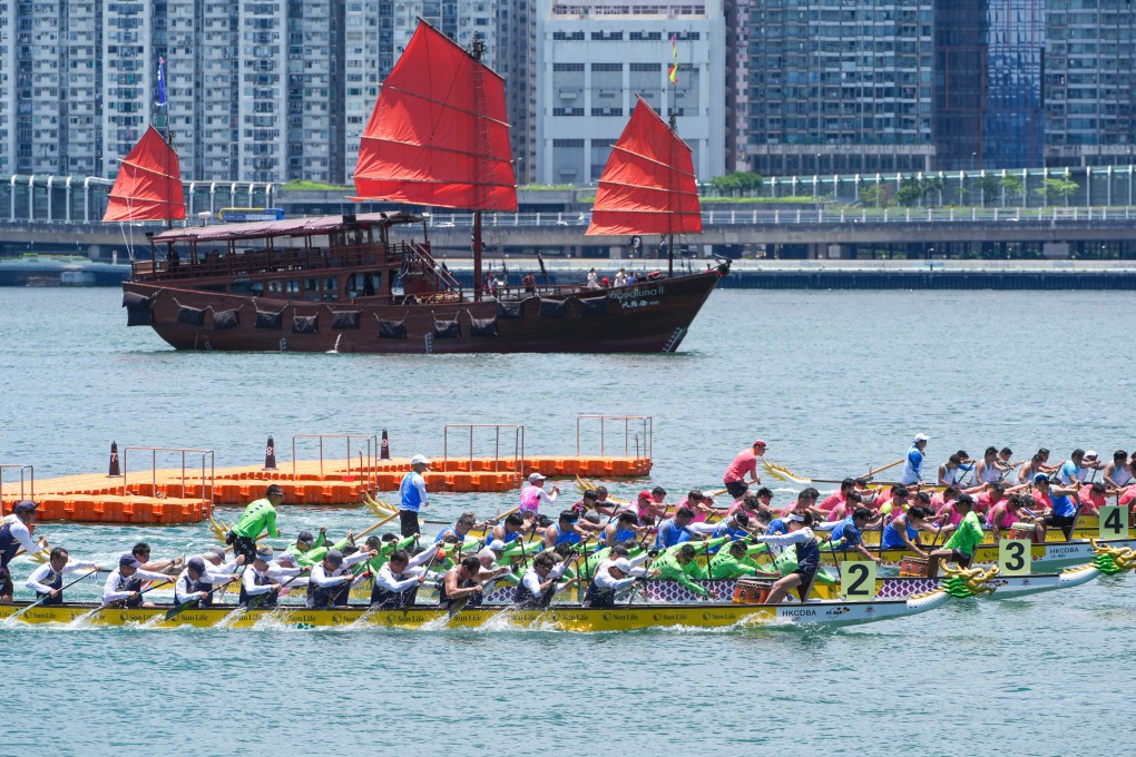 The Hong Kong Tourism Board will launch a 13-day summer campaign to mark the 50th anniversary of the international dragon boat races at the Tsim Sha Tsui waterfront. Photo: Eugene Lee