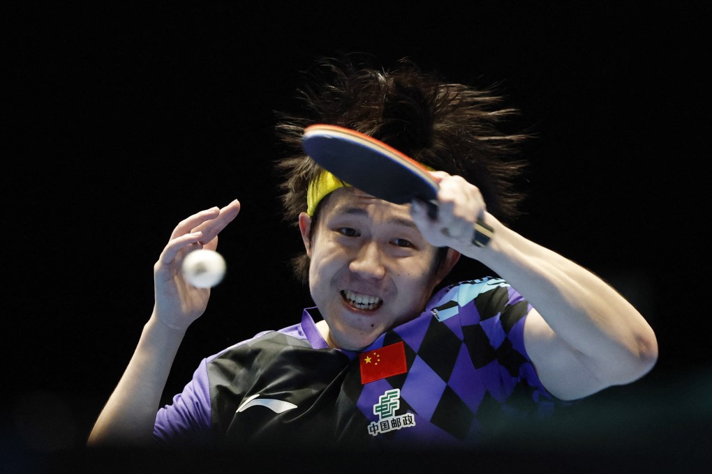 Wang Chuqin has been handed the responsibility of replacing Ma Long as captain of the China men’s table tennis team. Photo: Reuters