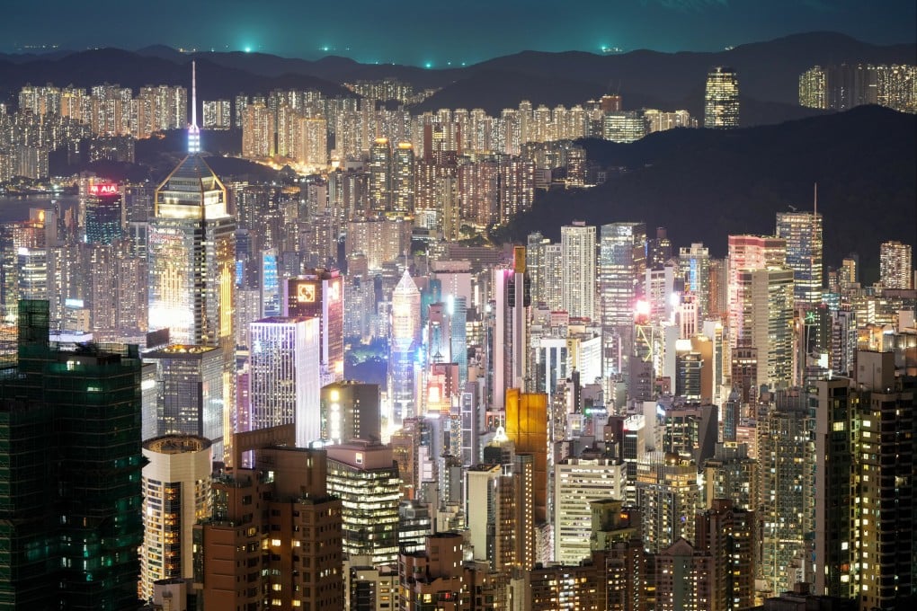 A night view of Hong Kong Island and Kowloon side taken on August 25, 2025. Photo: Sam Tsang