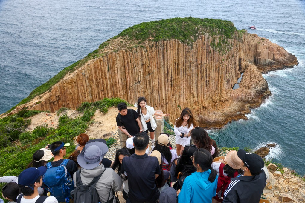 Po Pin Chau in Sai Kung is a popular spot with tourists. Photo: Dickson Lee