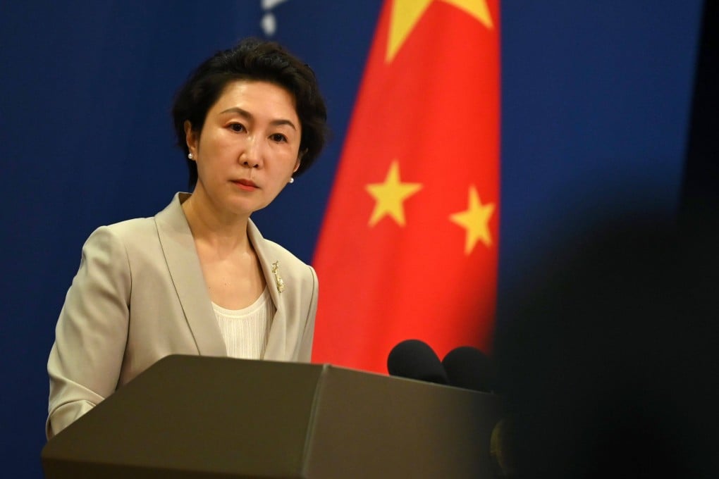 Mao Ning, a spokeswoman for the Foreign Ministry, answers questions from journalists. Photo: dpa