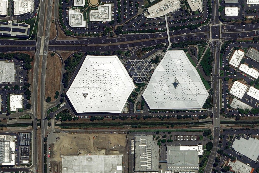 A satellite image of Nvidia’s headquarters in Santa Clara, California was among the photos released on Monday. Photo: Changguang Satellite