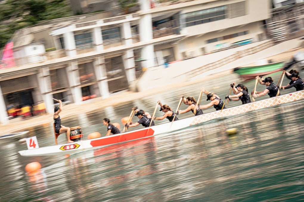 The Renegades, a Hong Kong-based all-women dragon-boat team, train at Stanley Main Beach. Photo: Alexander Mak