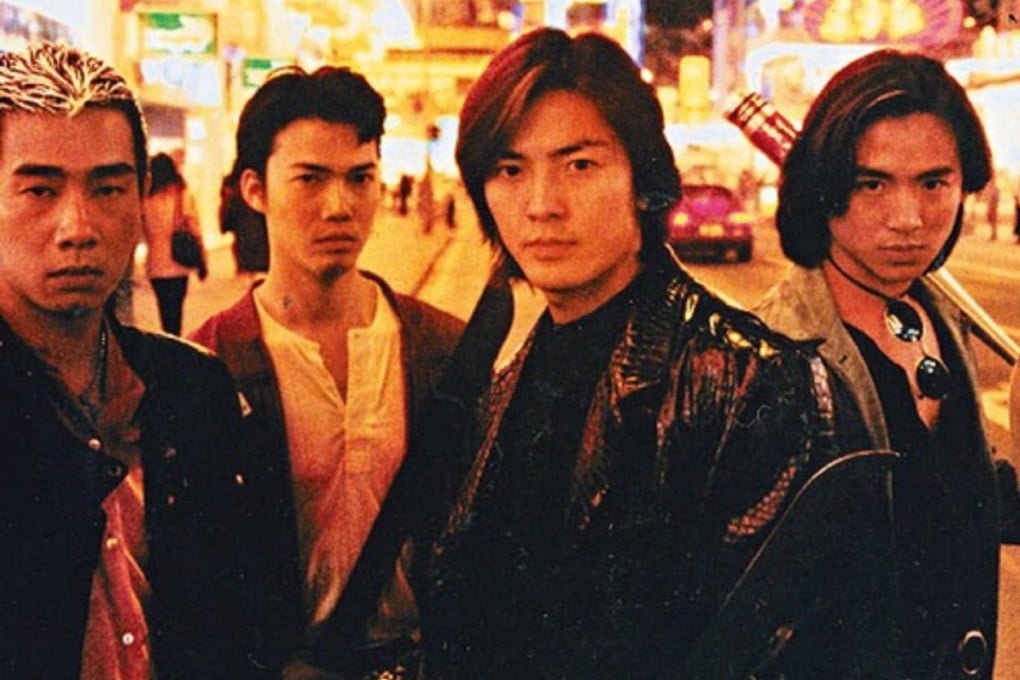 (From left) Jordan Chan, Michael Tse, Ekin Cheng and Jason Chu in a still from Young and Dangerous (1996). Jerry Lamb also stars. Photo: Golden Harvest