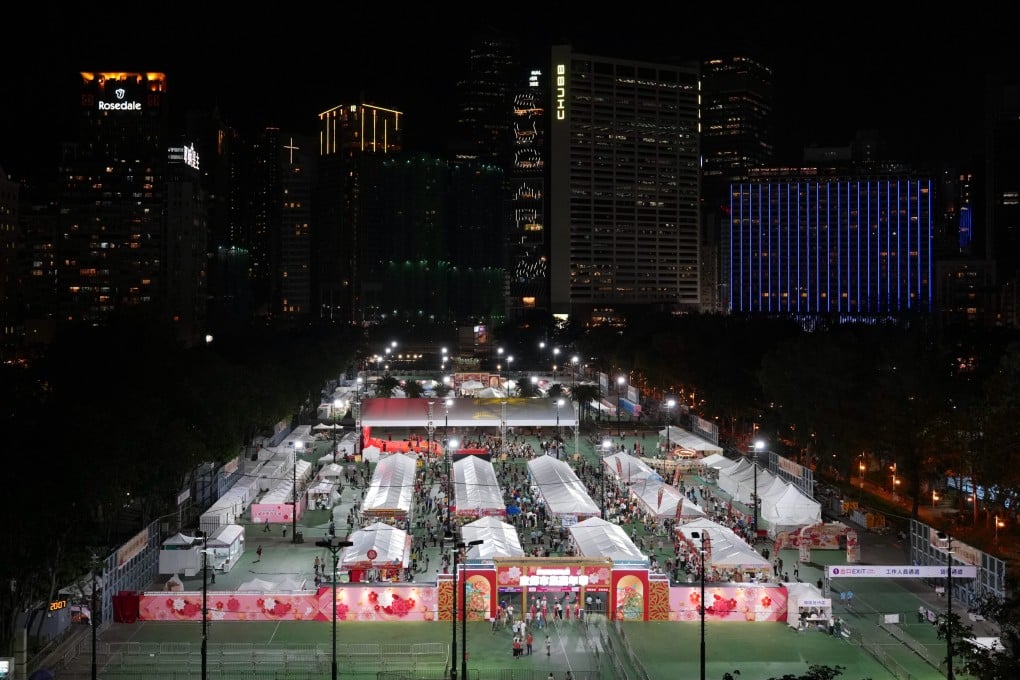 Victoria Park in Causeway Bay is currently hosting a five-day “Hometown Market”. Photo: Karma Lo