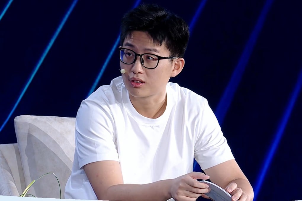 Yao Shunyu, Tencent’s chief AI scientist, speaks at the Tencent Cloud AI Industry Applications Summit on Friday. Photo: Handout
