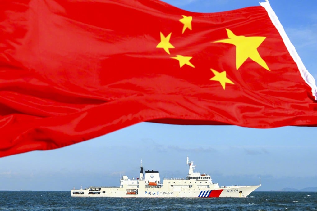 Haixun 09, Beijing's largest patrol ship, is part of the flotilla sent east of Taiwan. Photo: Handout