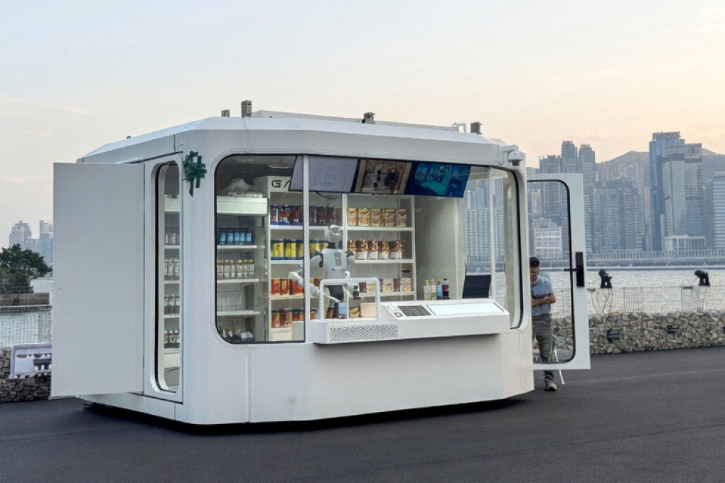 The 24-hour convenience store was developed by a mainland Chinese company focused on embodied AI, according to finance chief Paul Chan. Photo: Handout