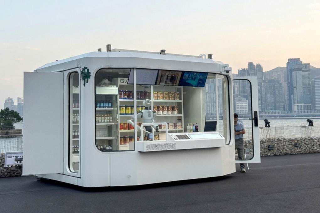 The 24-hour convenience store was developed by a mainland Chinese company focused on embodied AI, according to finance chief Paul Chan. Photo: Handout