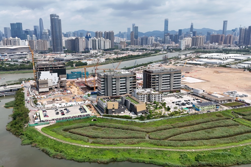 A view of Hong Kong-Shenzhen Innovation and Technology Park, part of the Northern Metropolis, in the Lok Ma Chau Loop on April 22. Photo: Edmond So