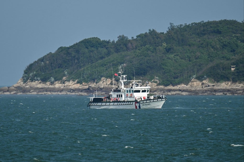 A Taiwan coastguard boat carries out patrols. Taiwan’s defence ministry and coastguard will coordinate to safeguard its maritime security, the island’s defence minister has said. Photo: AFP