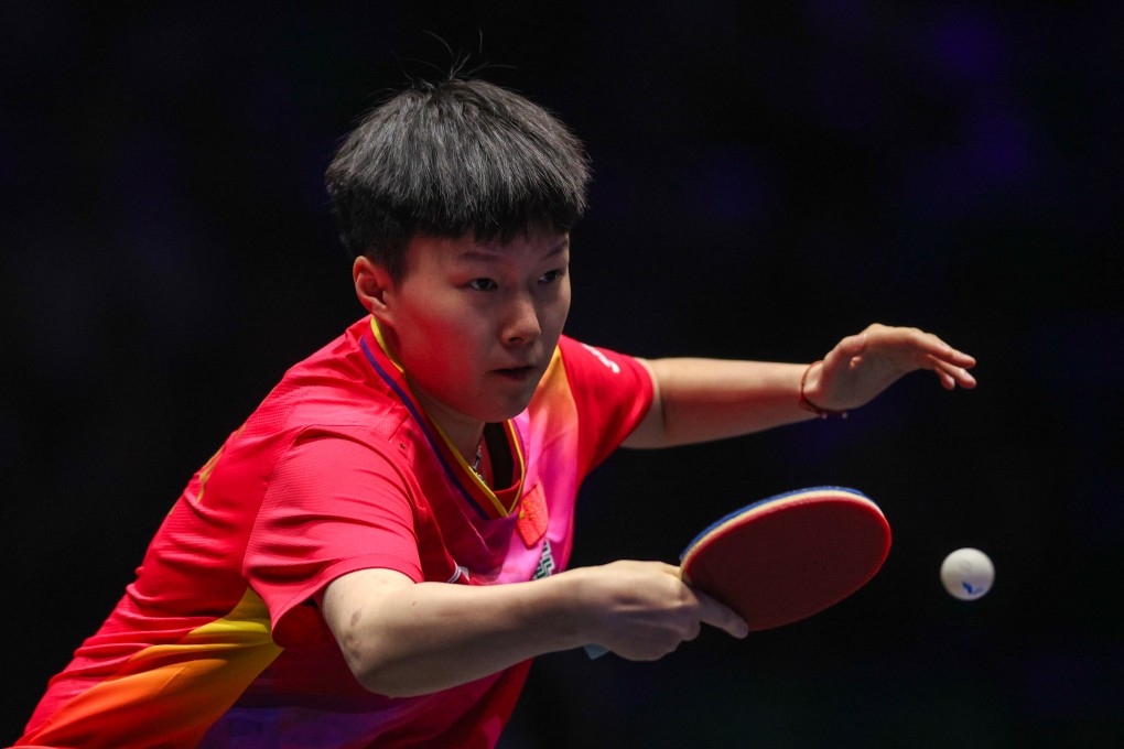 Fan Shuhan, here at the WTT Contender Taiyuan 2024, battled through rounds of internal trials to seal her place on the women’s team destined for Japan. Photo: Getty Images