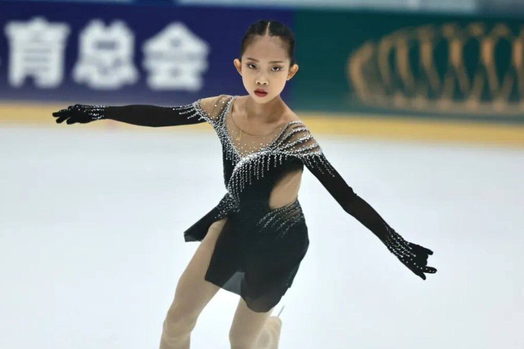 Alice Liu was the first Chinese women’s singles skater to land a quadruple jump. Photo: Chinese Figure Skating Association