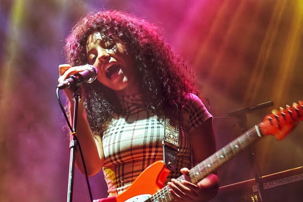 Lily Fontaine of the British indie rock band English Teacher performs at B10 Live in Shenzhen, China, on April 30, 2026.