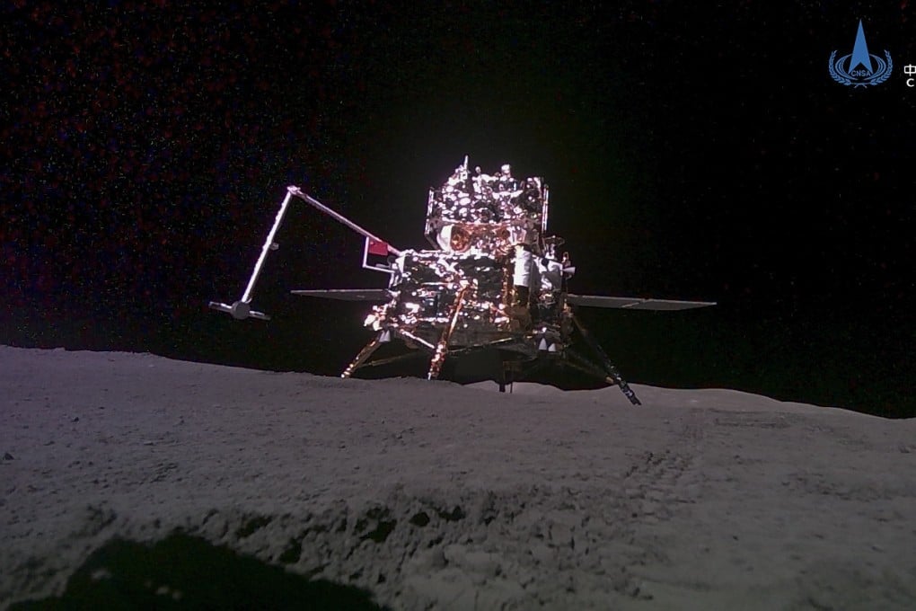 The Chang’e-6 mission was the first to collect samples from the far side of the moon. Photo: AP